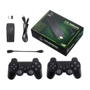 Game Stick 4K Original 20MIL Jogos Com 2 controles Sem Fio Atacado