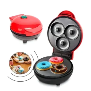 Mini Máquina De Fazer Donuts Rosquinhas 3 Furos 110v